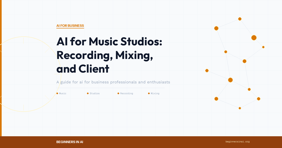 AI for Music Studios