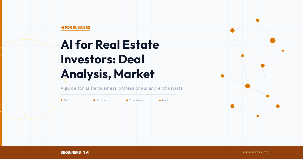 AI for Real Estate Investors: Deal Analysis, Market Research, and Portfolio Management - Featured Image
