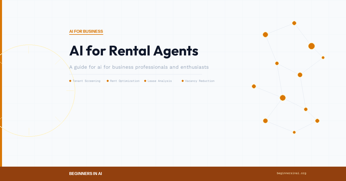 AI tools for rental agents - tenant screening, rent pricing, lease management