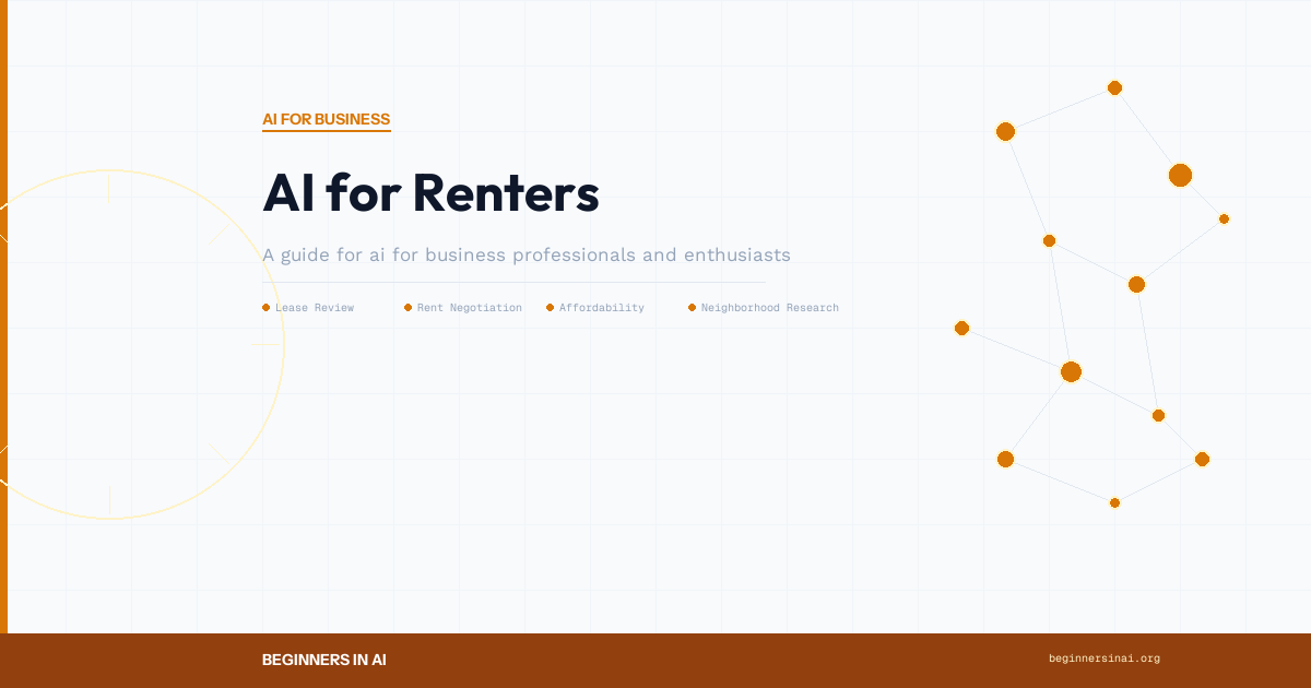 AI tools for renters - lease review, affordability, neighborhood research, negotiation