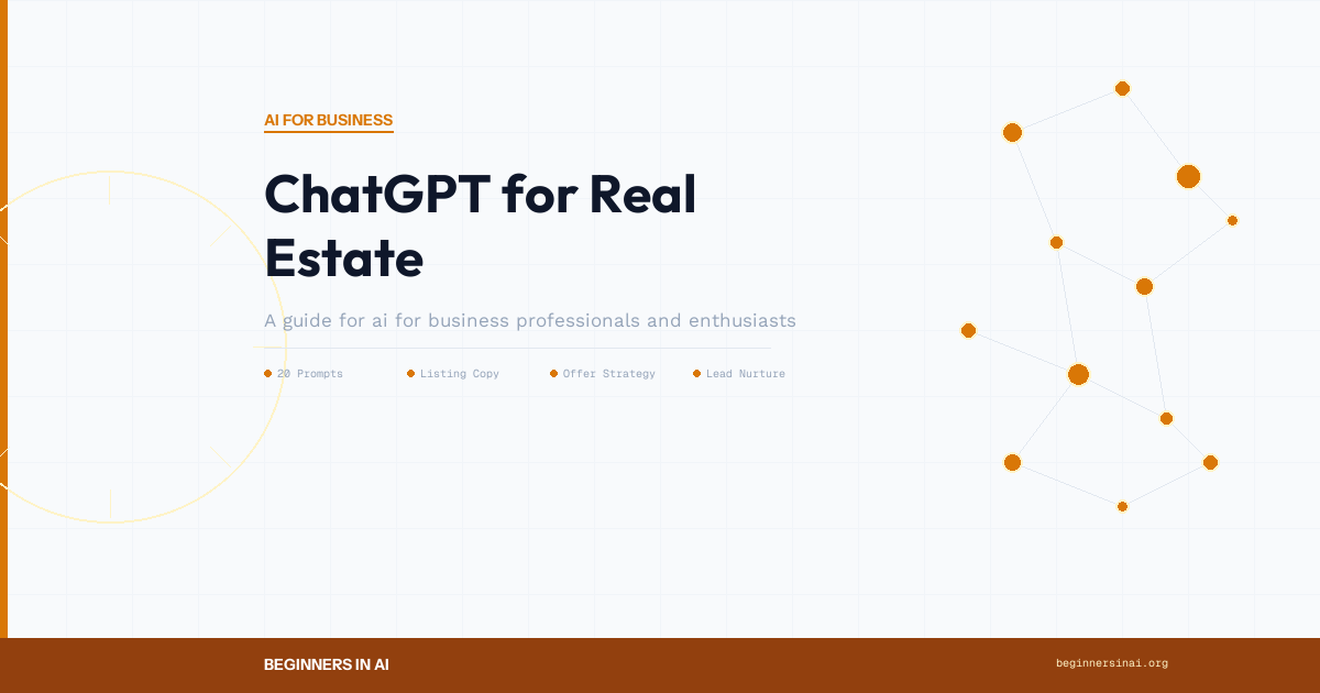 ChatGPT prompts for real estate agents - 20 copy-paste prompts for listings, offers, and client work