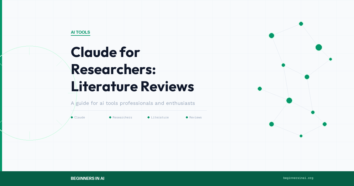 Claude for Researchers: Literature Reviews and Data Analysis - Featured Image