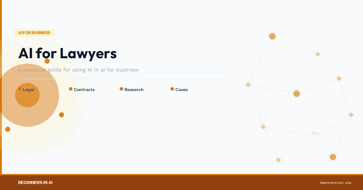 AI for Lawyers: Legal Research, Contract Review, and Case Prep
