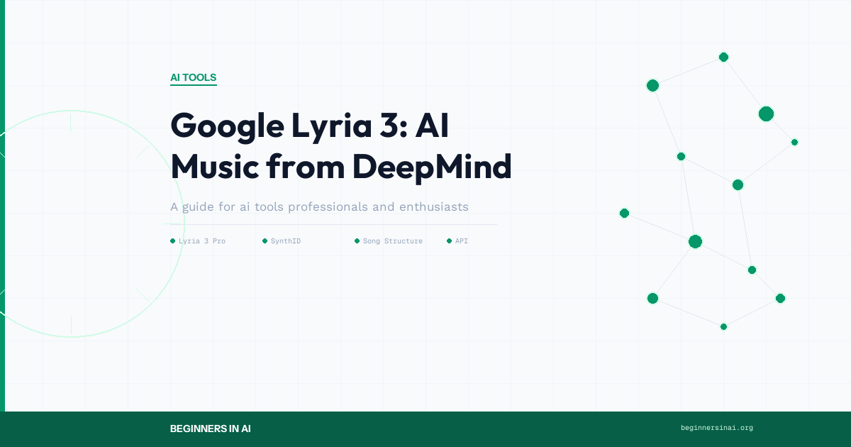 Google Lyria 3 AI music generation model by DeepMind