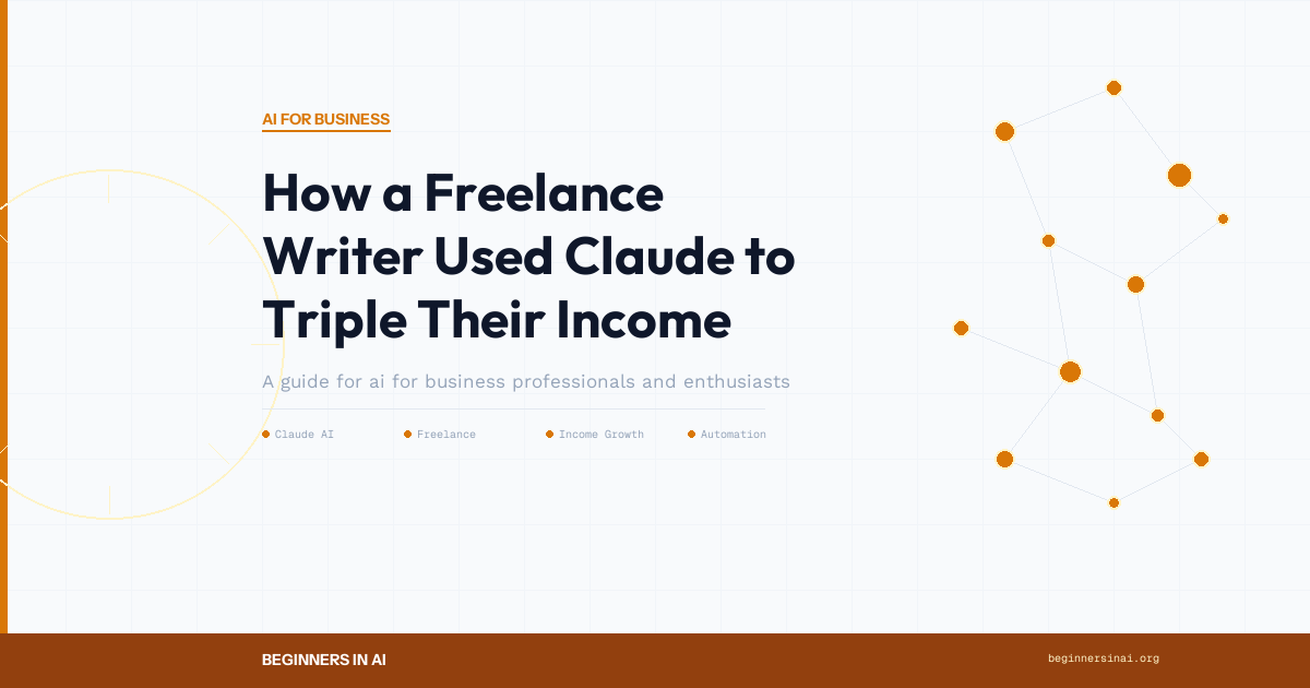 How a Freelance Writer Used Claude to Triple Their Income