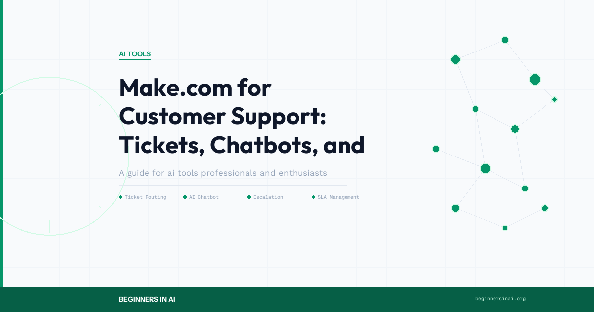 Make.com for Customer Support: Tickets, Chatbots, and Escalation