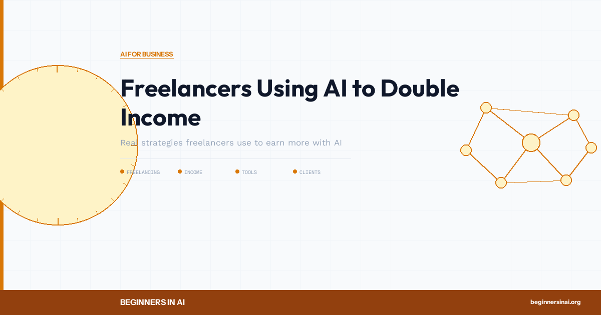 Freelancers Using AI to Double Income — Beginners in AI