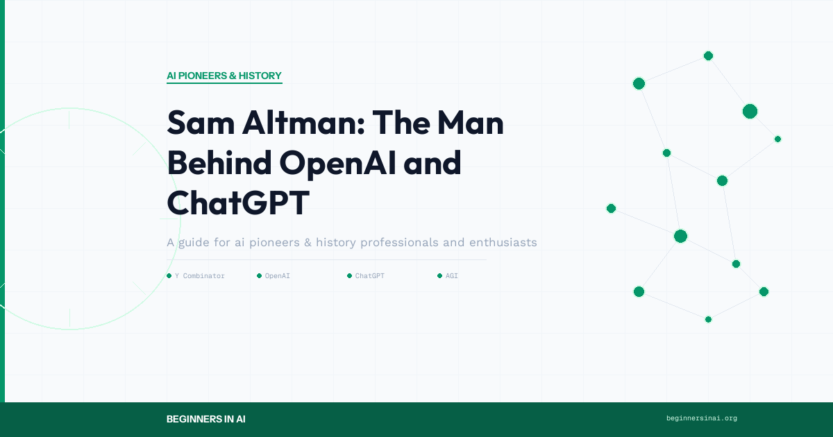 Sam Altman: The Man Behind OpenAI and ChatGPT