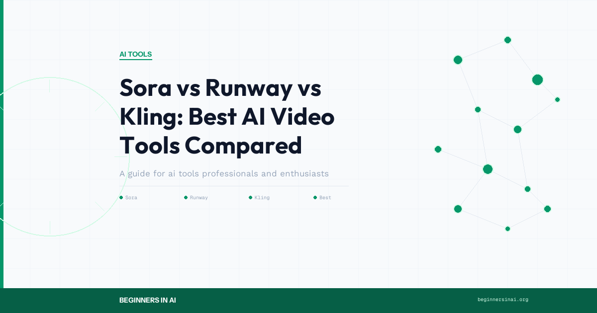 Sora vs Runway vs Kling: Best AI Video Tools Compared