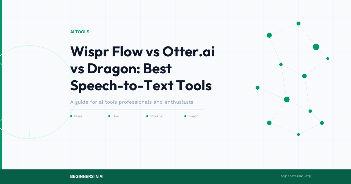 Wispr Flow vs Otter.ai vs Dragon: Best Speech-to-Text Tools 2026 - Featured Image