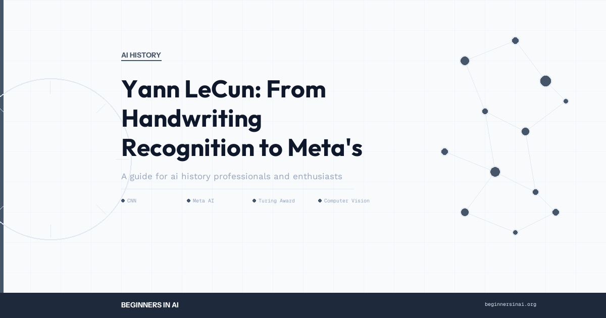 Yann LeCun: From Handwriting Recognition to Meta’s AI Chief